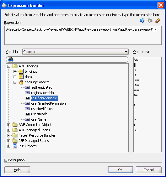 Rendered property and EL usage