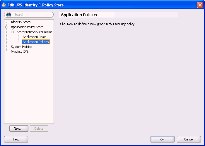 Property editor for jazn-data.xml