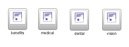 Four view activities in unbounded task flow.