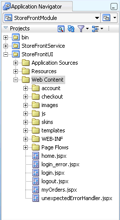 StoreFrontUI user interface project