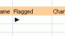 Flagged column in DEG component