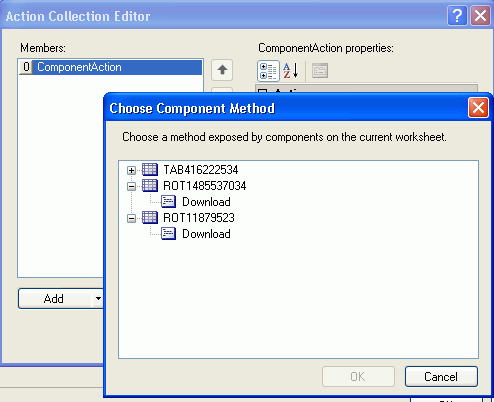 Choose Component Method Dialog Box