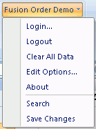 Runtime Toolbar Menu