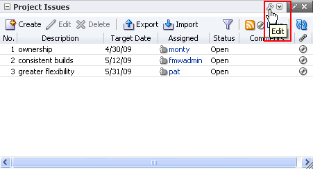 Edit icon on a Personal Documents task flow