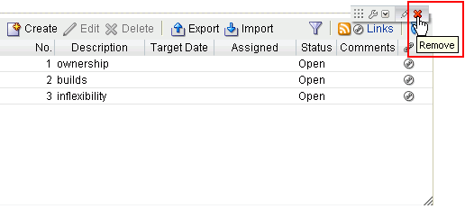 Remove icon on a floating tool palette