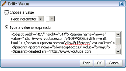 Link pasted into EL Editor