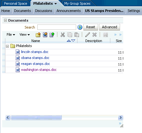 Document Library task flow