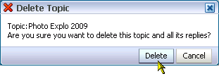 Edit Topic dialog box