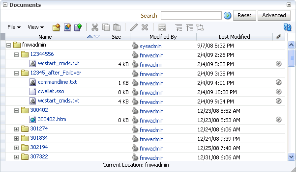 Documents task flow