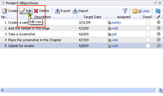 Edit (row) button