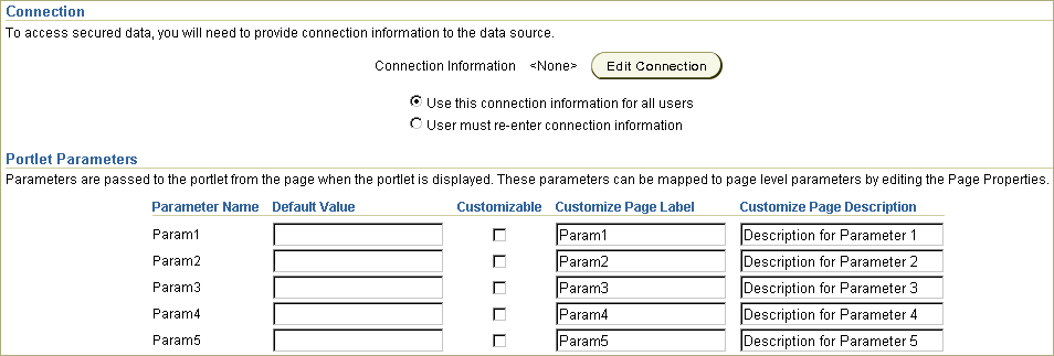 OmniPortlet. Source tab