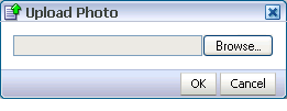 Upload Photo dialog box