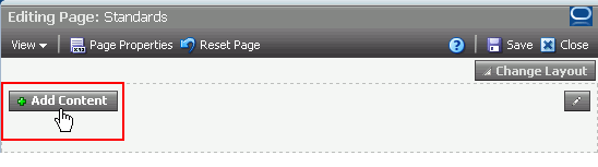 Add Content button in Oracle Composer