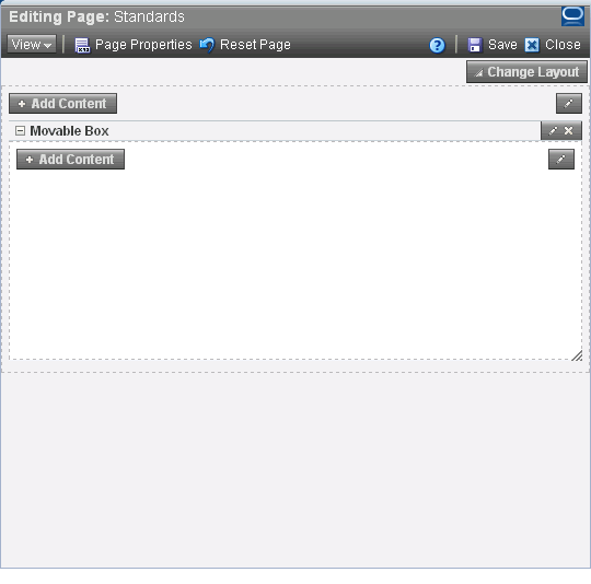 Page viewed through WebCenter Composer
