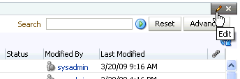 Edit task flow properties icon