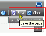 Oracle Composer Save button