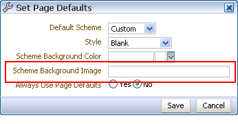 Scheme Background Image field