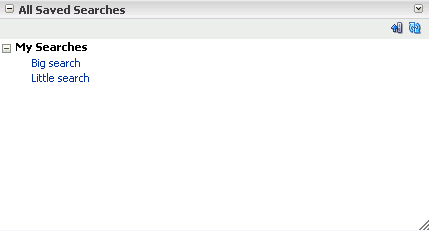 All Saved Searches task flow