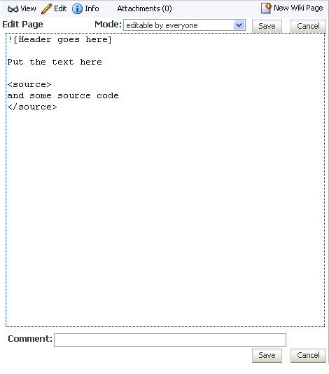 SimpleWikiMarkupPage template