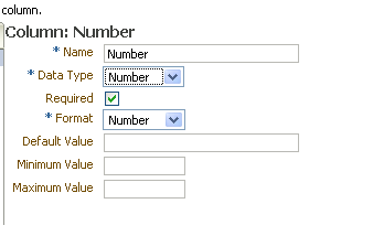 Creating the Number column