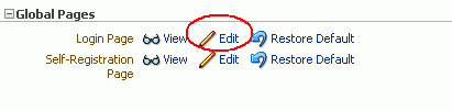 Edit Icon for Login Page