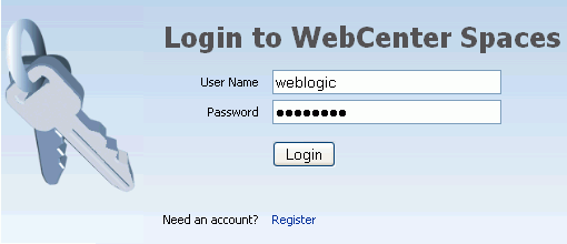 Default Login Page