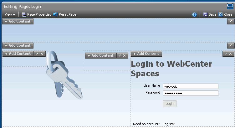 Customiizing the Login Page