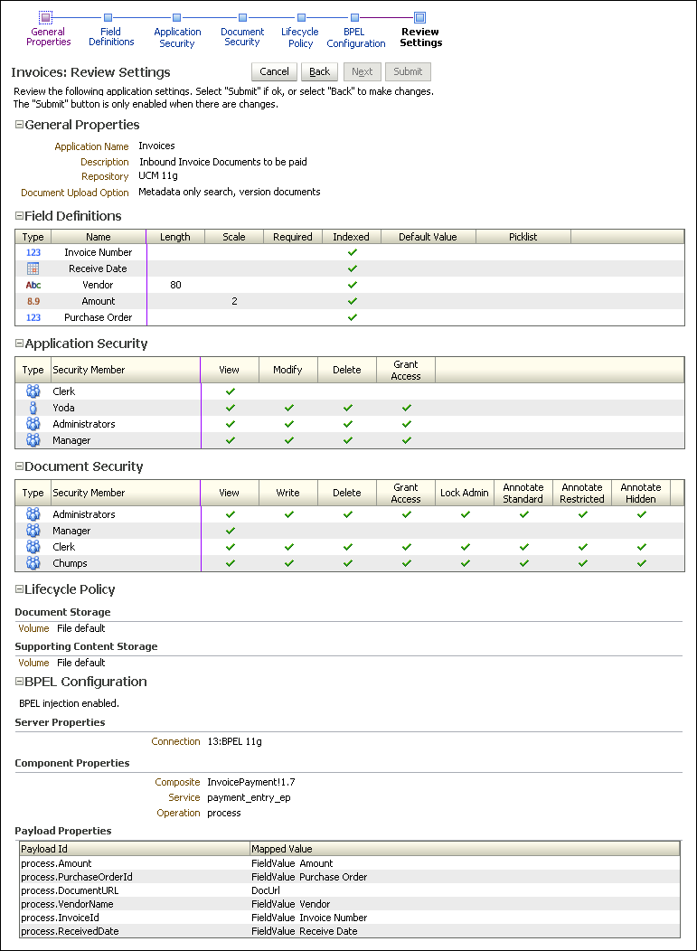 Application Review Page Application Review Page