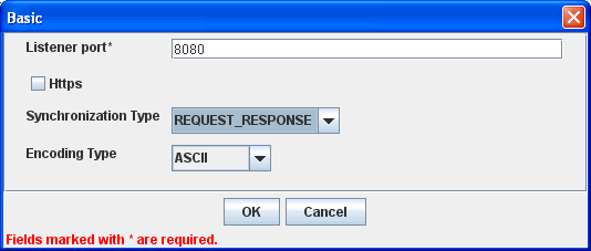 Basic dialog box