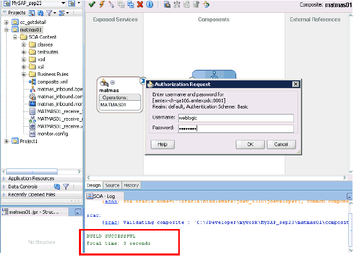 Authorization Request dialog box