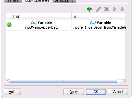 Assign dialog box