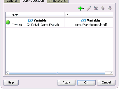 Assign dialog box