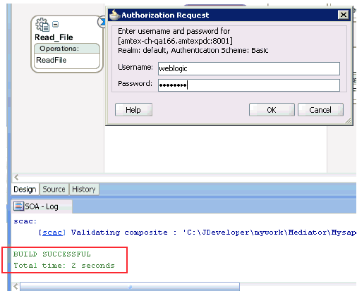Authorization Request dialog box