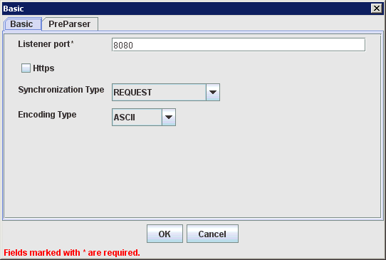 Basic dialog box