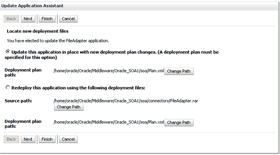 Update Application Assistant page