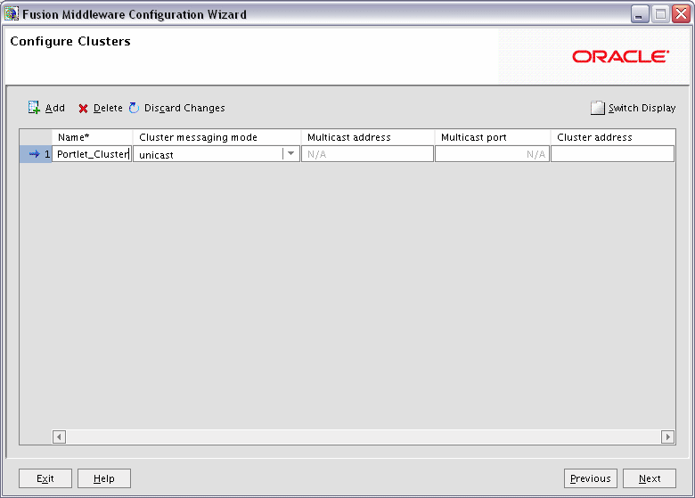 welcome screen