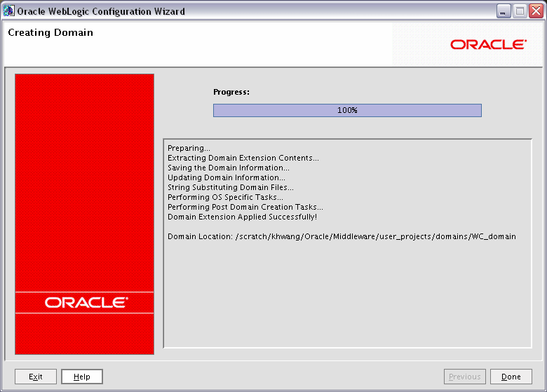welcome screen