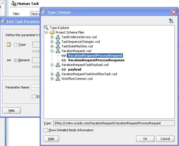 The Human Task window
