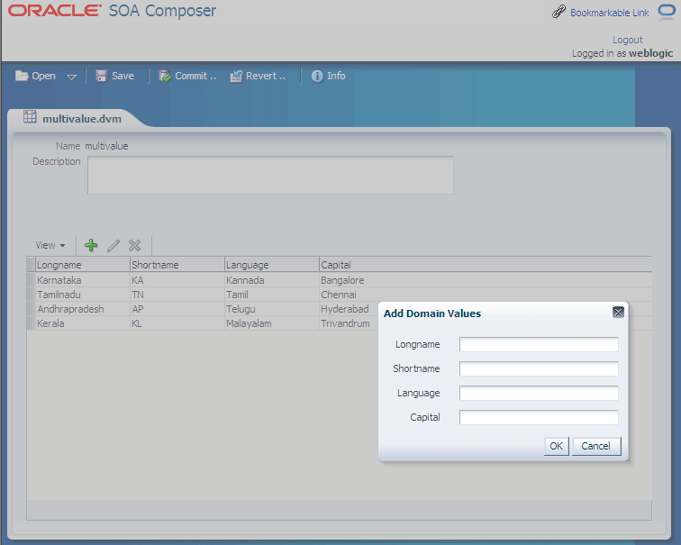 Add Domain Values Dialog Box