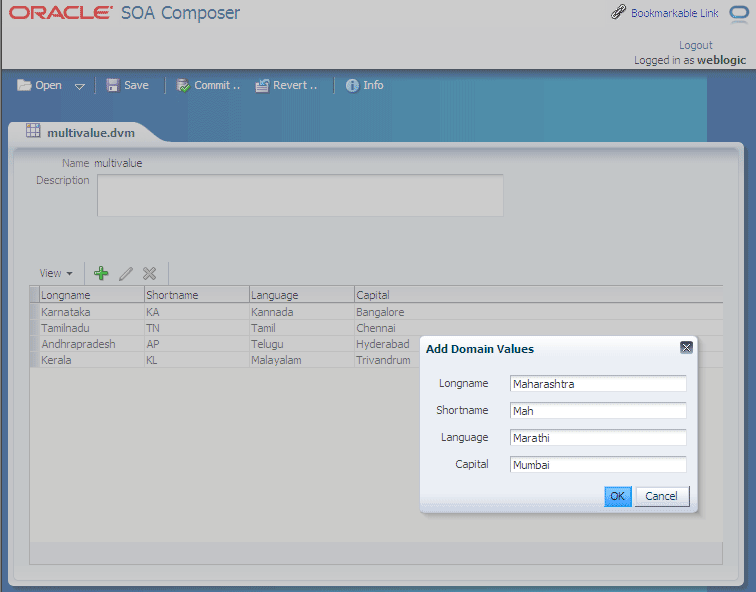 Add Domain Values Dialog Box