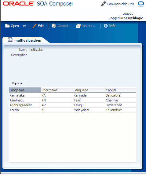 DVM Opened in View Mode in SOA Workspace