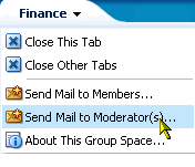 Send Email to Moderator(s) option