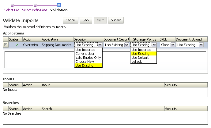 Surrounding text describes import_validate.gif.