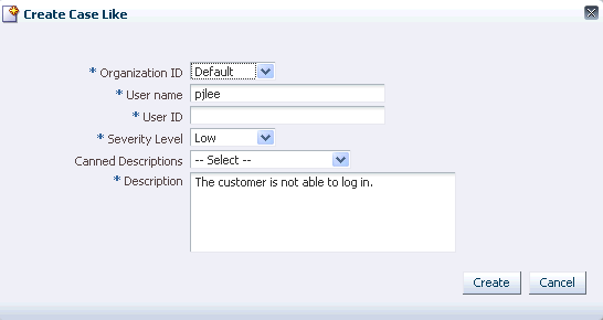 The Create Like dialog is shown.