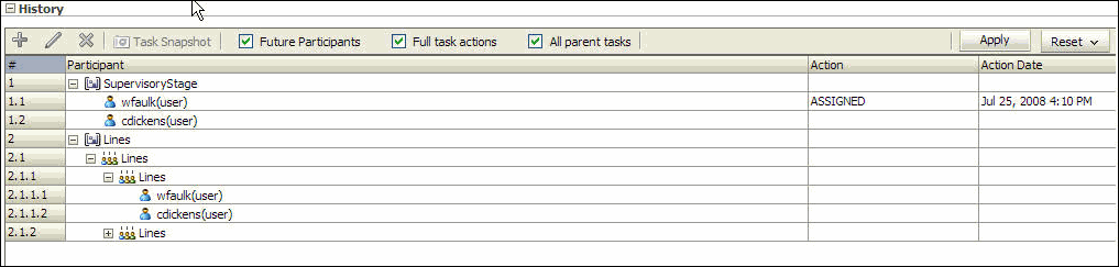 ask History - Additional Actions