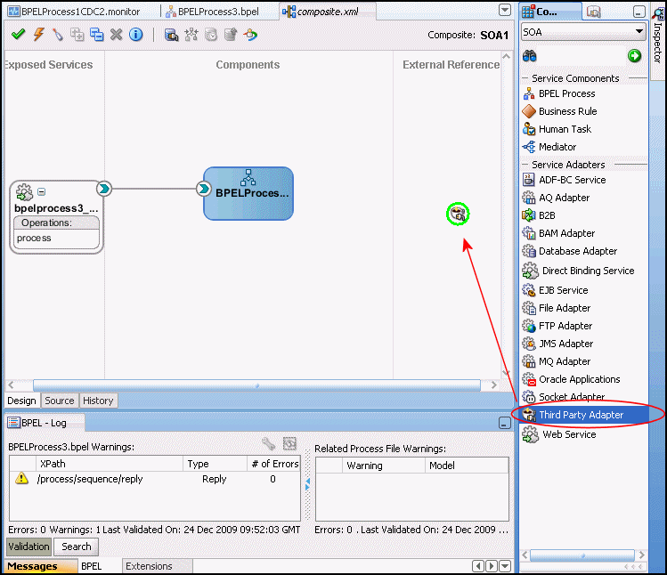 Third-party adapter