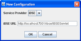 New Configuration dialog