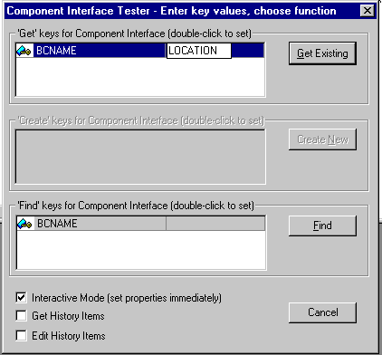 Component Interface Tester Get Method