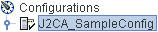 New J2CA Configuration node