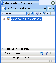 Application Navigator tab